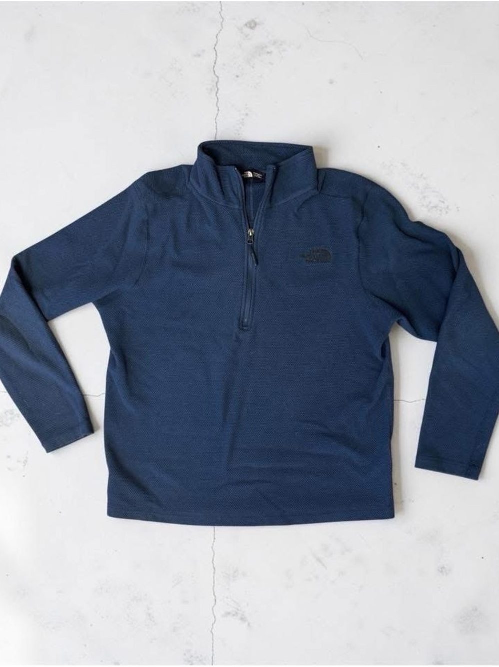 The North Face Deep Blue Quarter-Zip Pullover